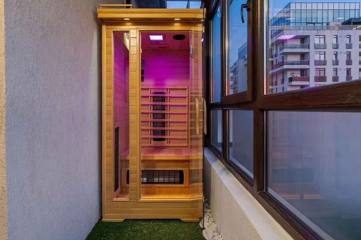 Apartamento Downtown Floreasca Penthouse With Jacuzzi&Sauna Bucareste Roménia