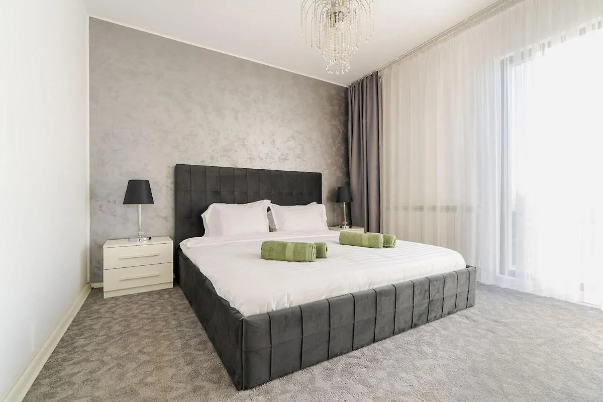 Downtown Floreasca Penthouse With Jacuzzi&Sauna Bucareste 0*,  Roménia